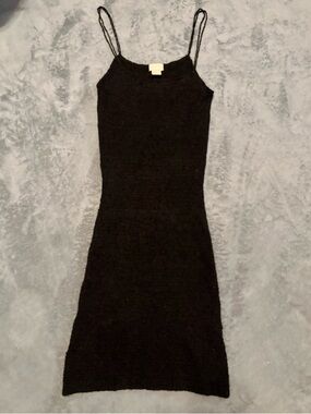 H&M Black Spaghetti Strap Mini Dress